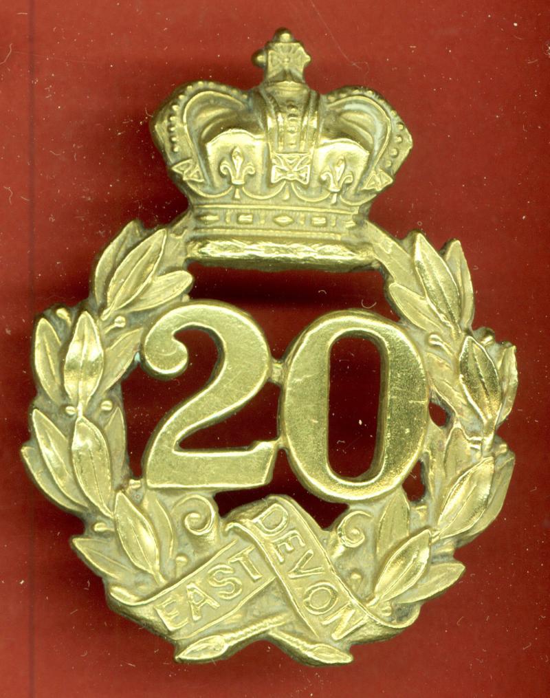 20th East Devon Regiment of Foot Victorian OR's glengarry badge