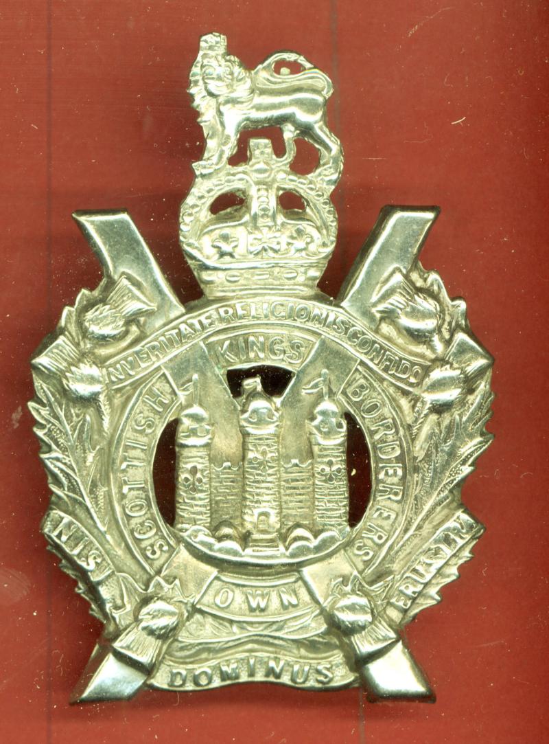 King's Own Scottish Borderers Edwardian glengarry badge