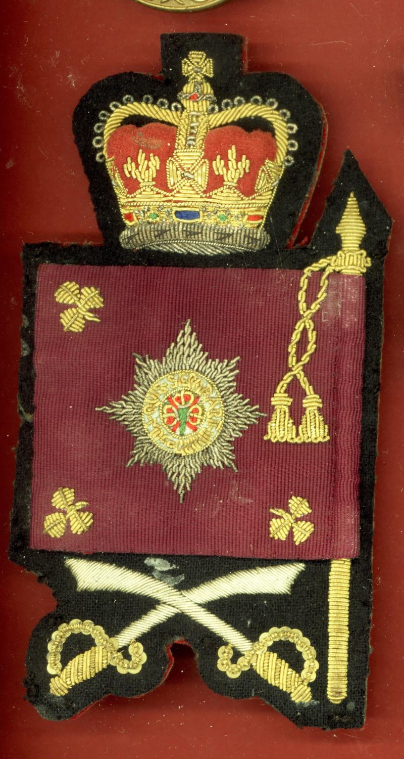 Irish Guards Colour Sergeant's full dress rank badge