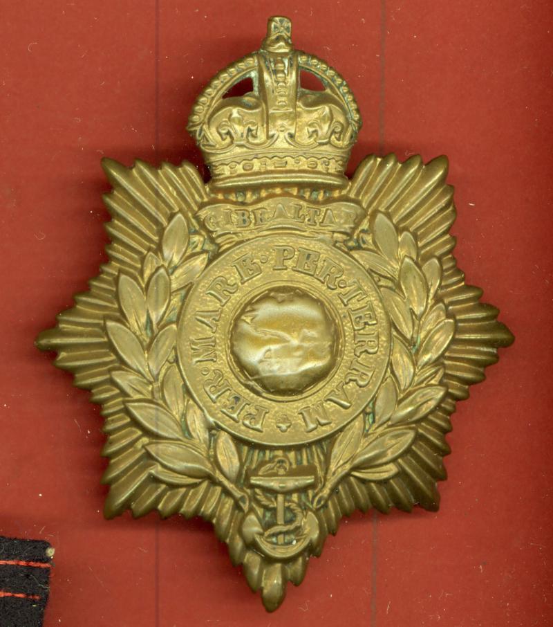 Royal Marines K/C OR' s helmet plate.