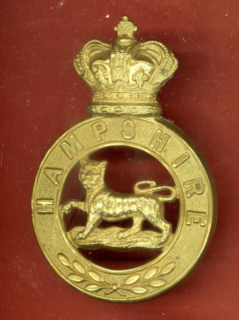 Hampshire Regiment Victorian OR's glengarry badge