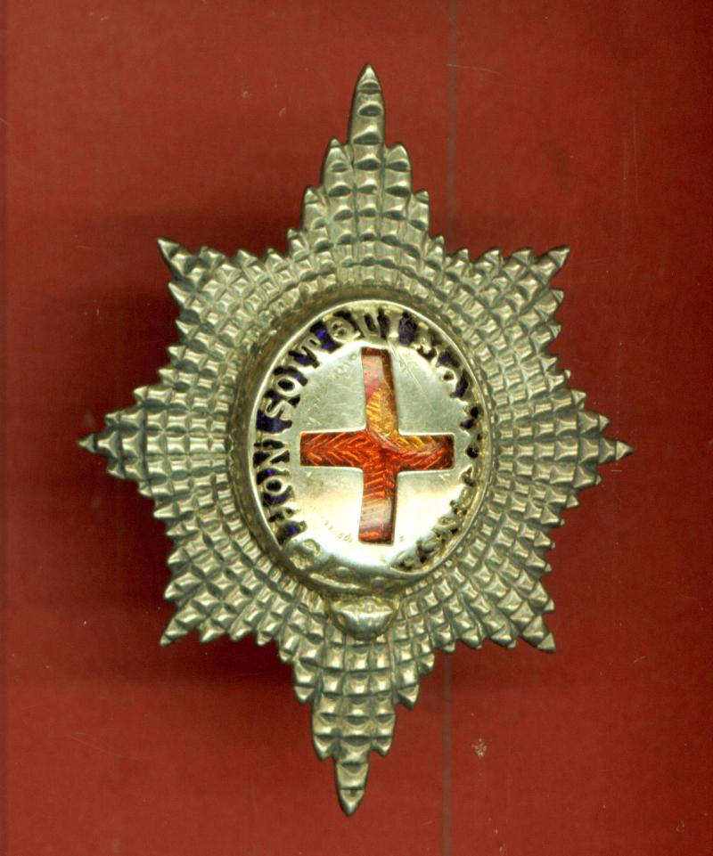 Coldstream Guards Officer's forage cap badge