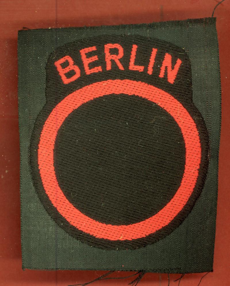 British Troops Berlin cloth formation sign