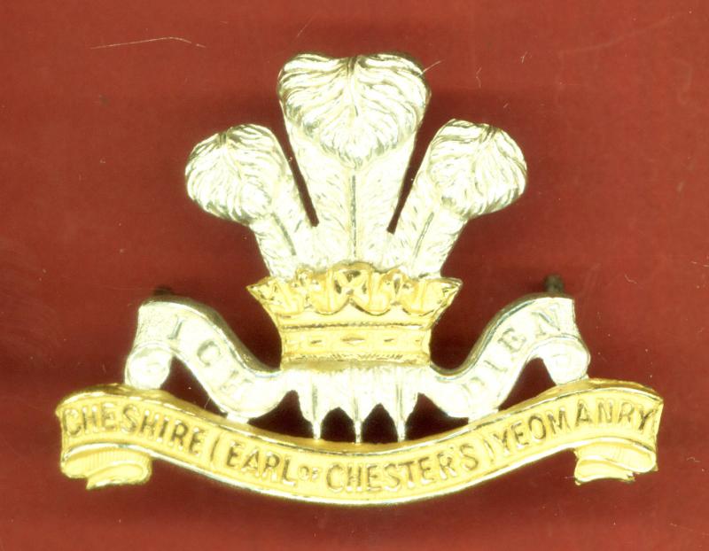 Cheshire (Earl of Chester’s) Yeomanry Officer’s cap badge