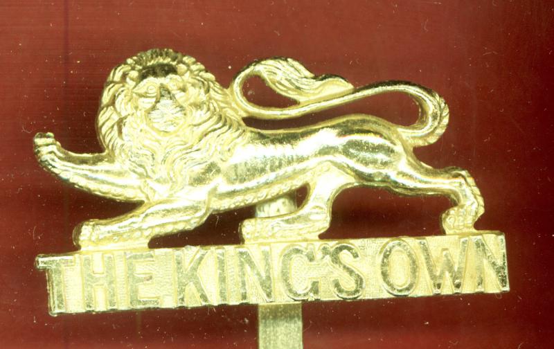 King's Own Royal Lancaster Regiment staybright cap badge