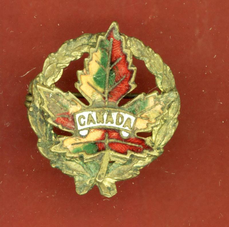 Canadian Military Forces WW1 sweetheart brooch