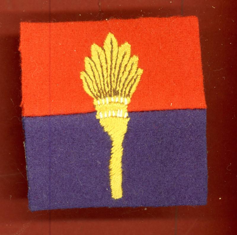 18th Training Brigade Royal Artillery cloth formation sign