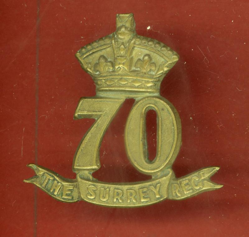 70th The Surrey Regiment of Foot Victorian OR's glengarry badge