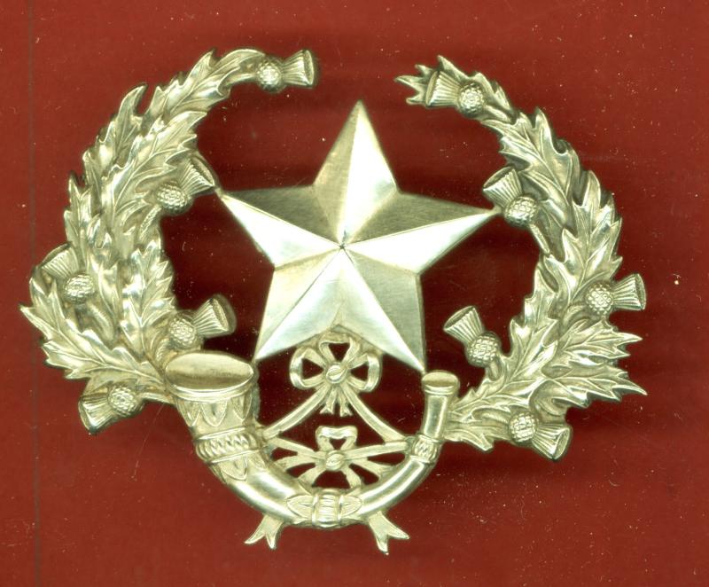 Cameronians Scottish Rifles NCO's glengarry badge