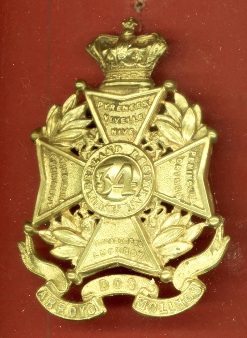 34th Cumberland Regiment of Foot Victorian OR's glengarry badge