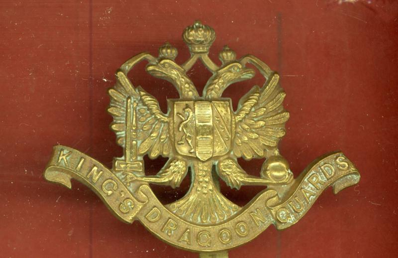 1st King's Dragoon Guards Edwardian OR's cap badge