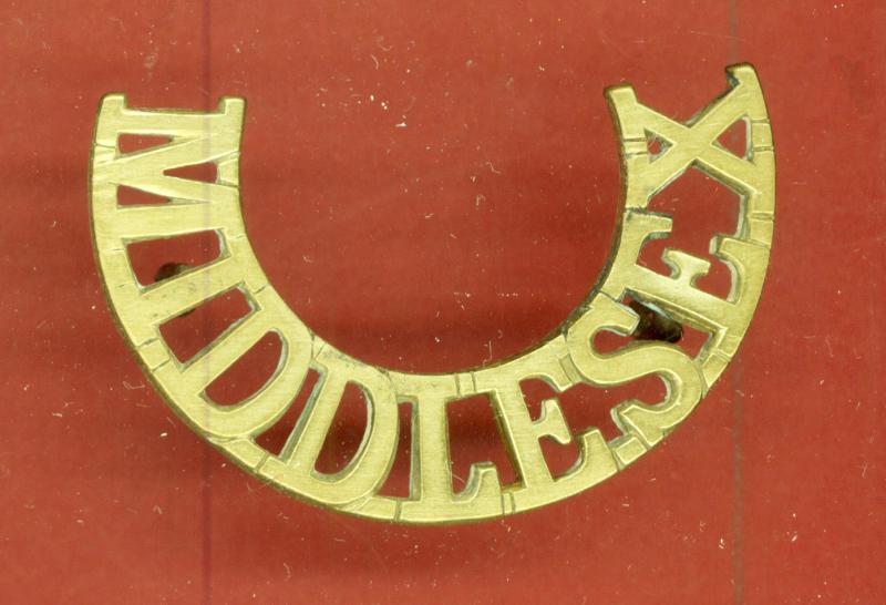 The Middlesex Regiment Victorian shoulder title