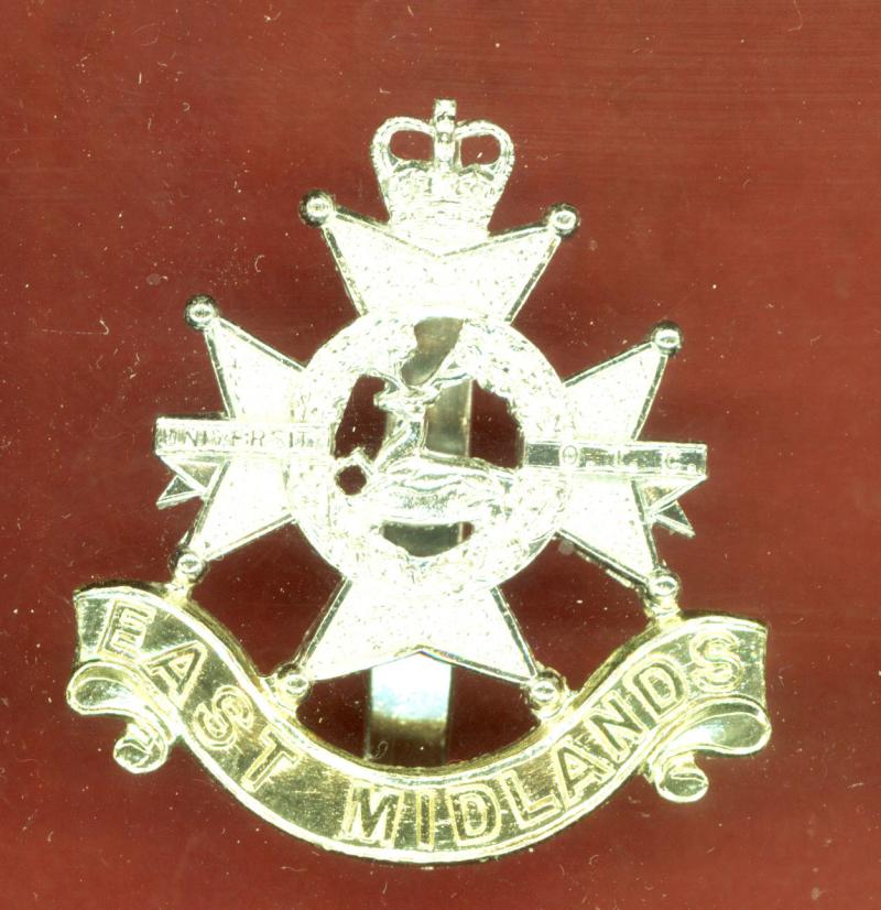 East Midlands University OTC staybright cap badge