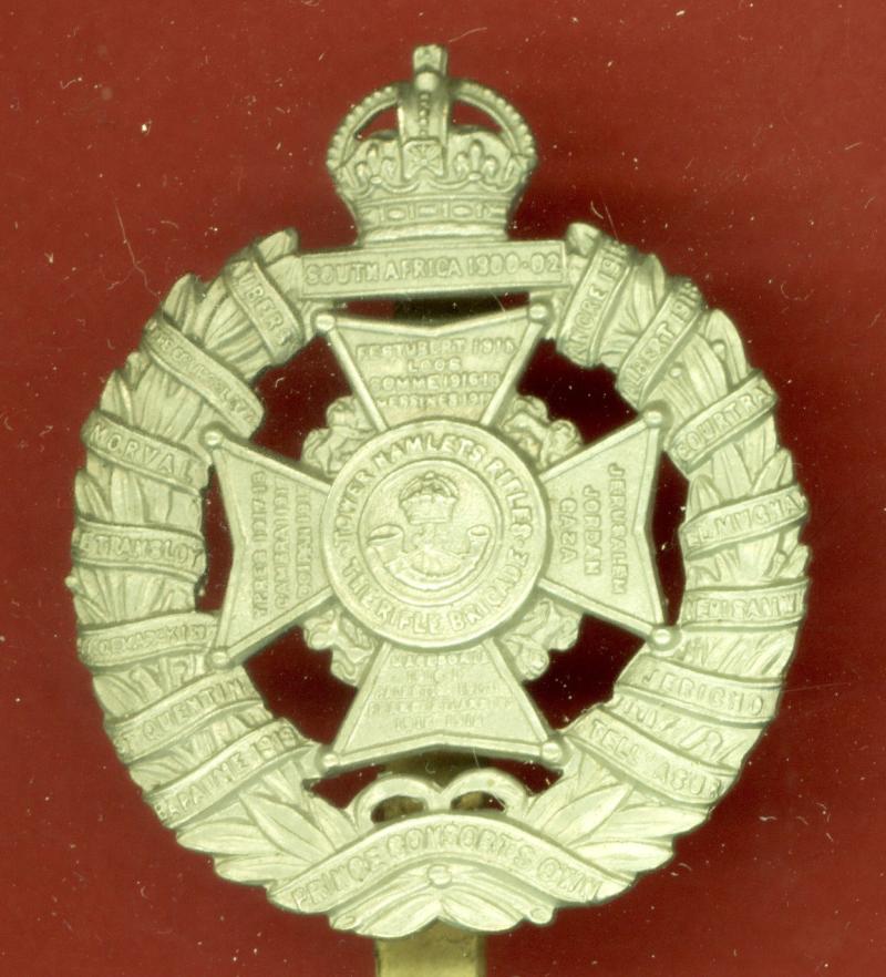 Tower Hamlets Rifles cap badge