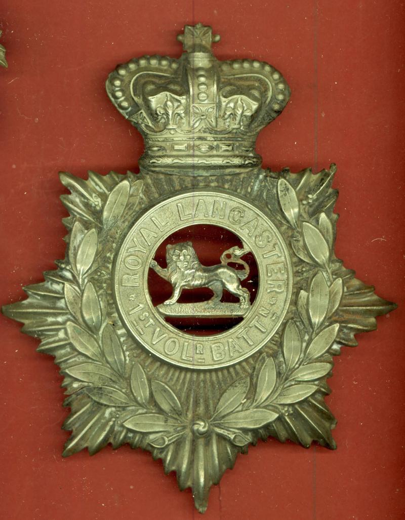 1st VB King's Own Royal Lancaster Regiment OR's helmet plate