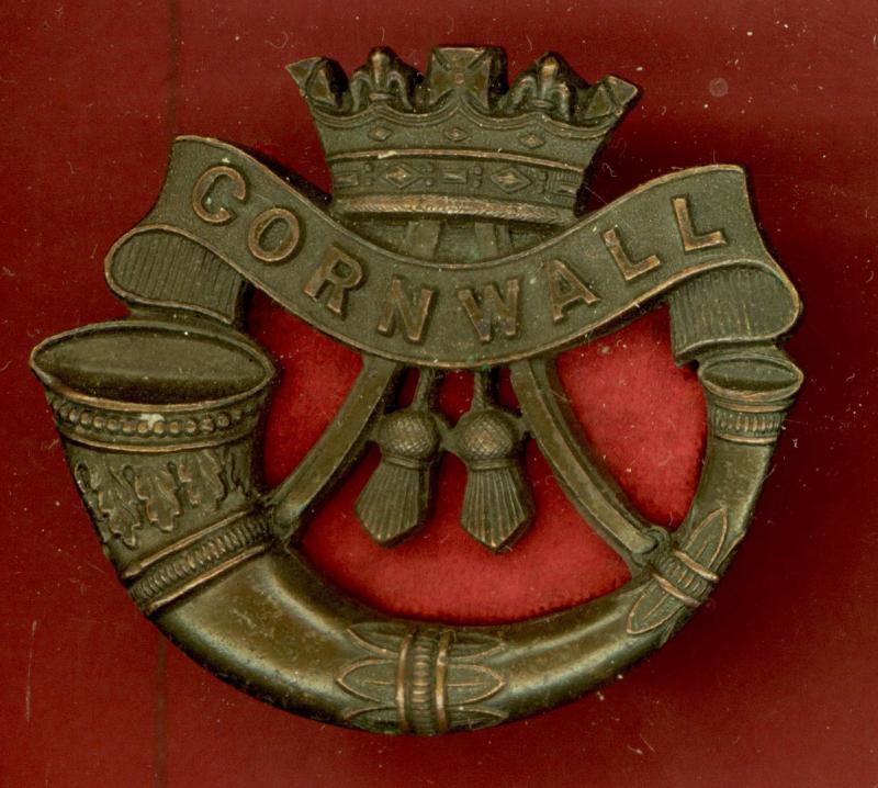 Duke of Cornwalls Light Infantry Officer's OSD cap badge