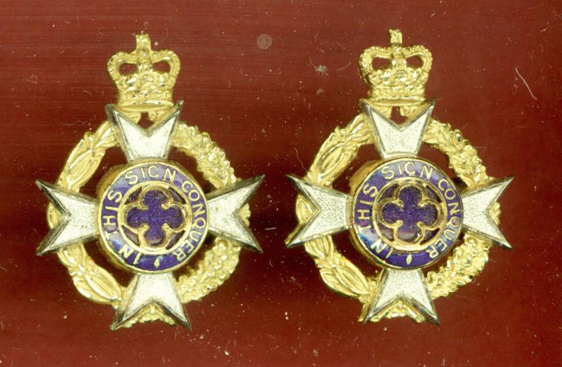 Royal Army Chaplains Department dress collar badges