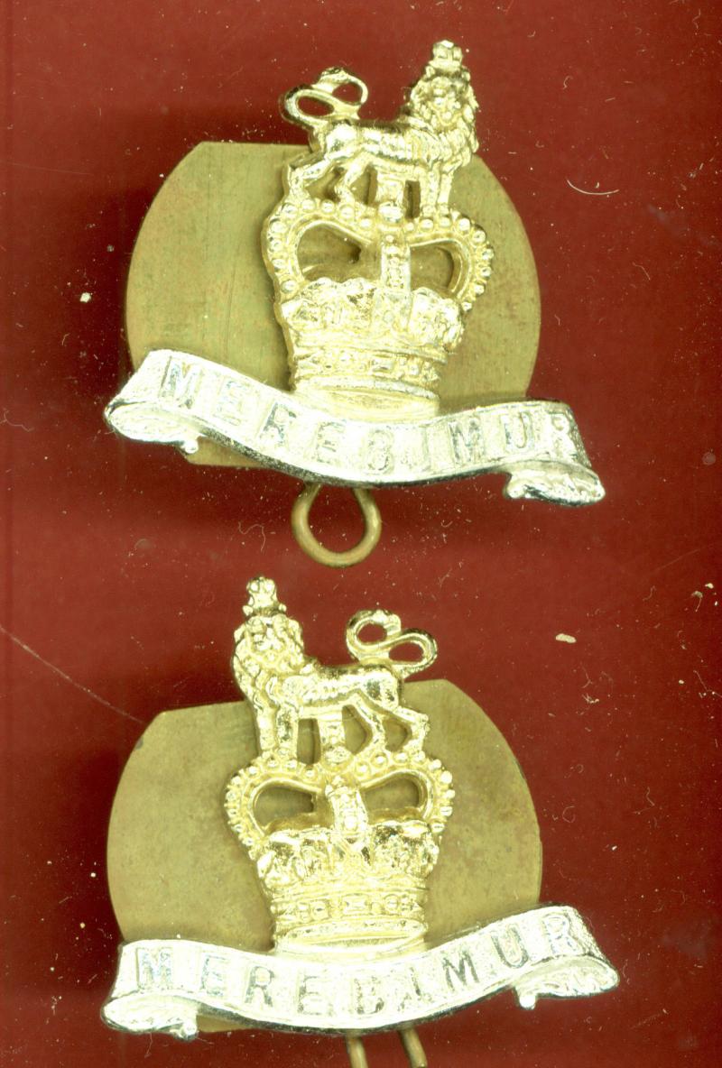 15th/19th King's Hussars OR's staybright collar badges