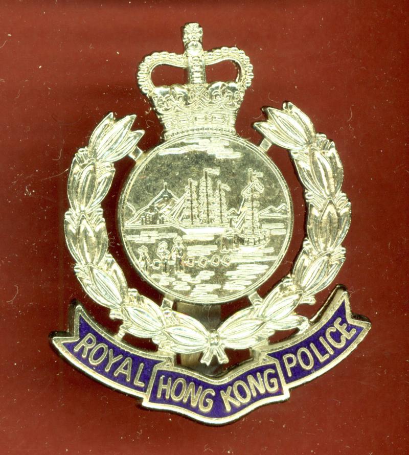 Royal Hong Kong Police cap badge