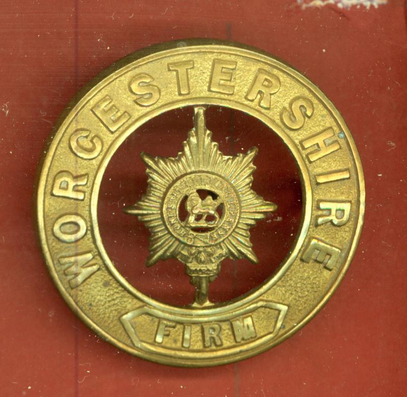 Worcestershire Regiment Victorian OR’s helmet plate centre