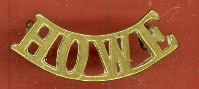 HOWE 6th Howe Bn. Royal Naval Division WW1 shoulder title