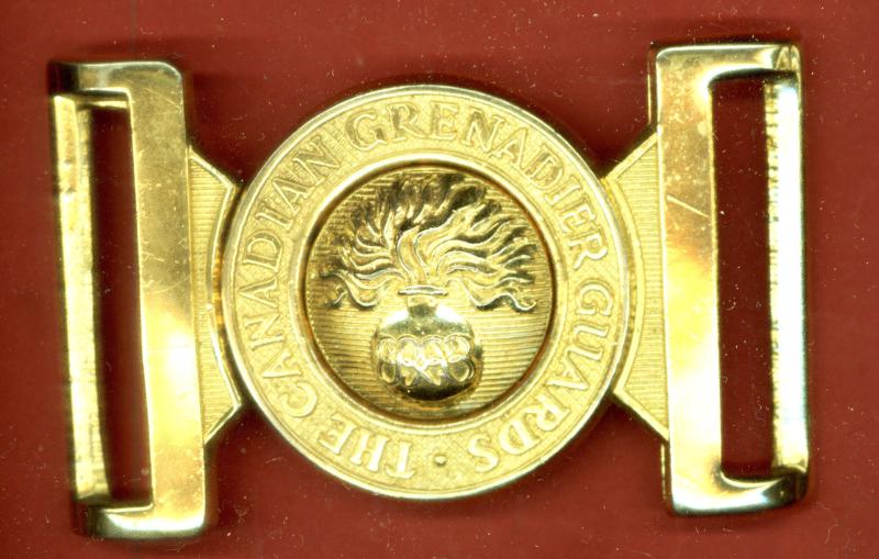 Canadian Grenadier Guards waist belt clasp