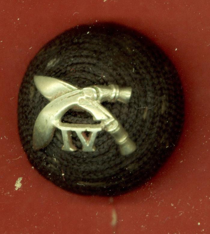 4th Gurkha Rifles Officer's corded boss badge