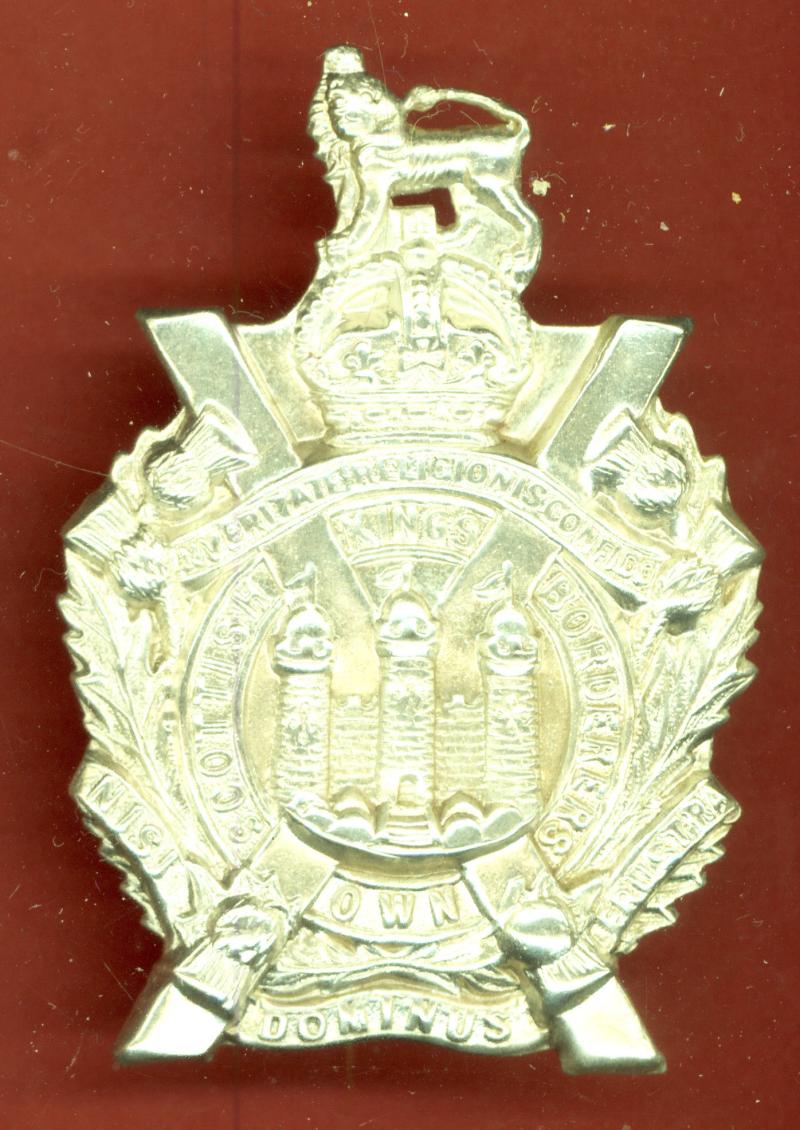 King's Own Scottish Borderers Edwardian glengarry badge