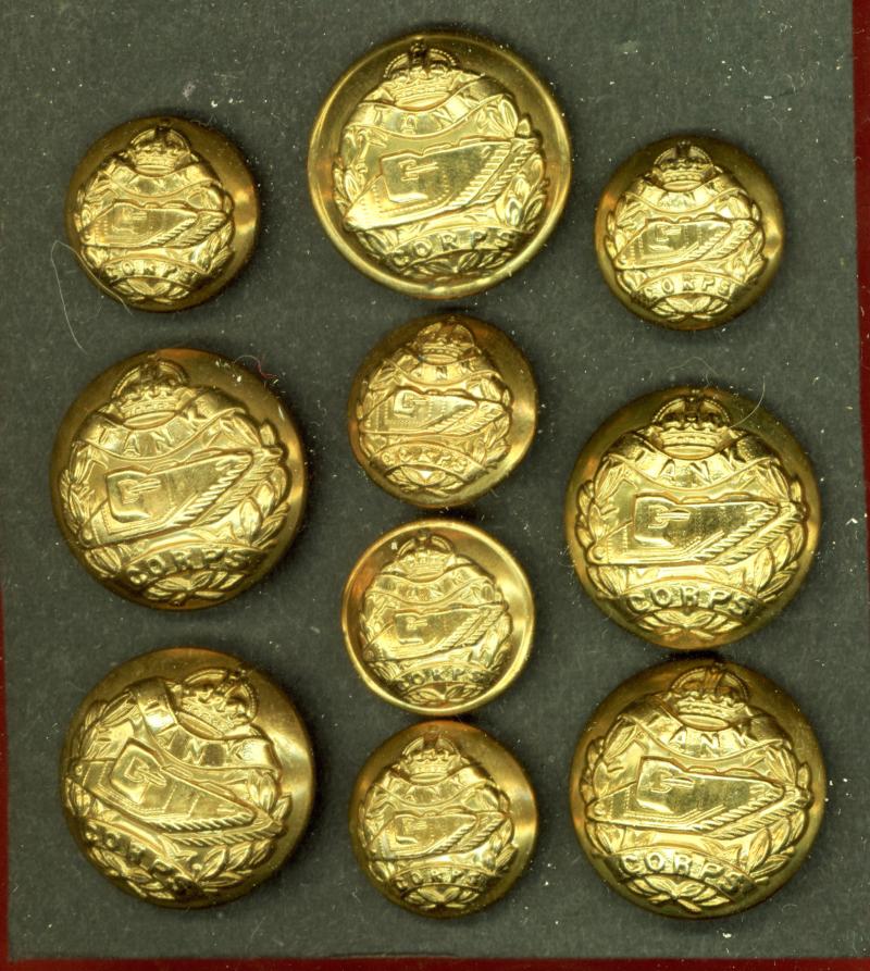 Tank Corps WW1 buttons