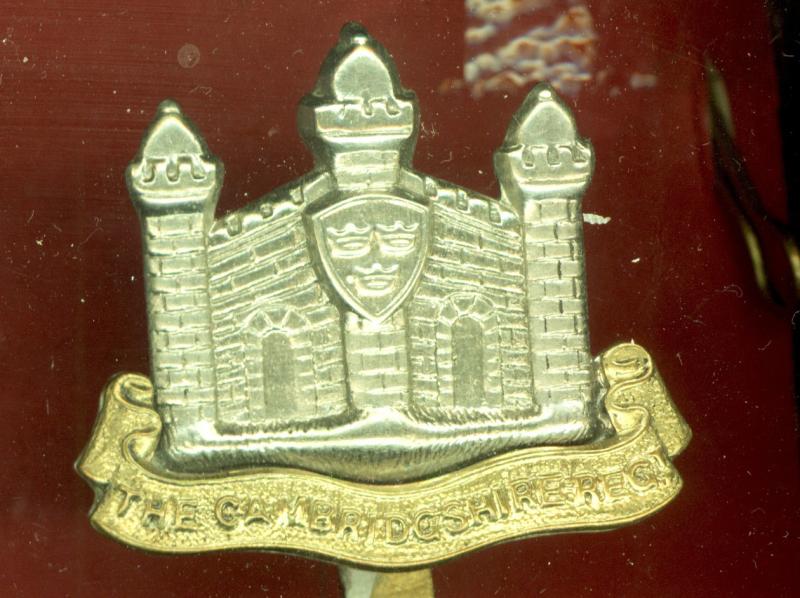 The Cambridgeshire Regiment OR's cap badge