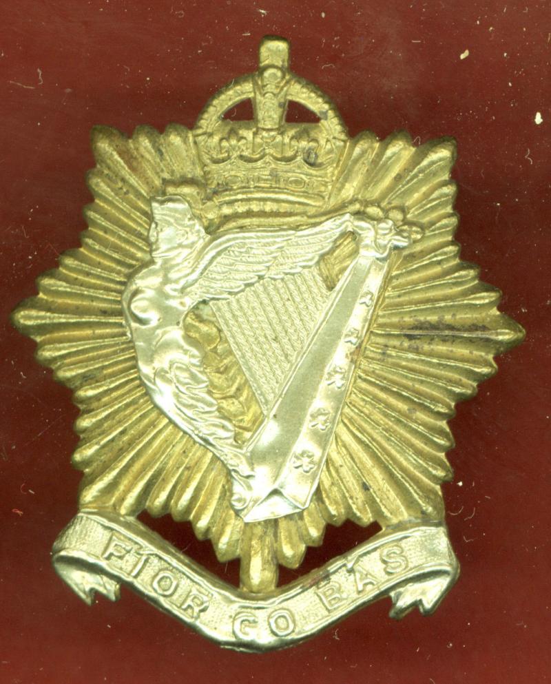 Canadian The Irish Regiment of Canada caubeen hat badge