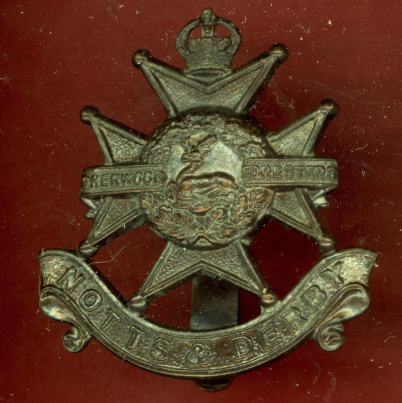 The Sherwood Foresters Notts & Derby Regt. Officer's / WOs OSD cap badge