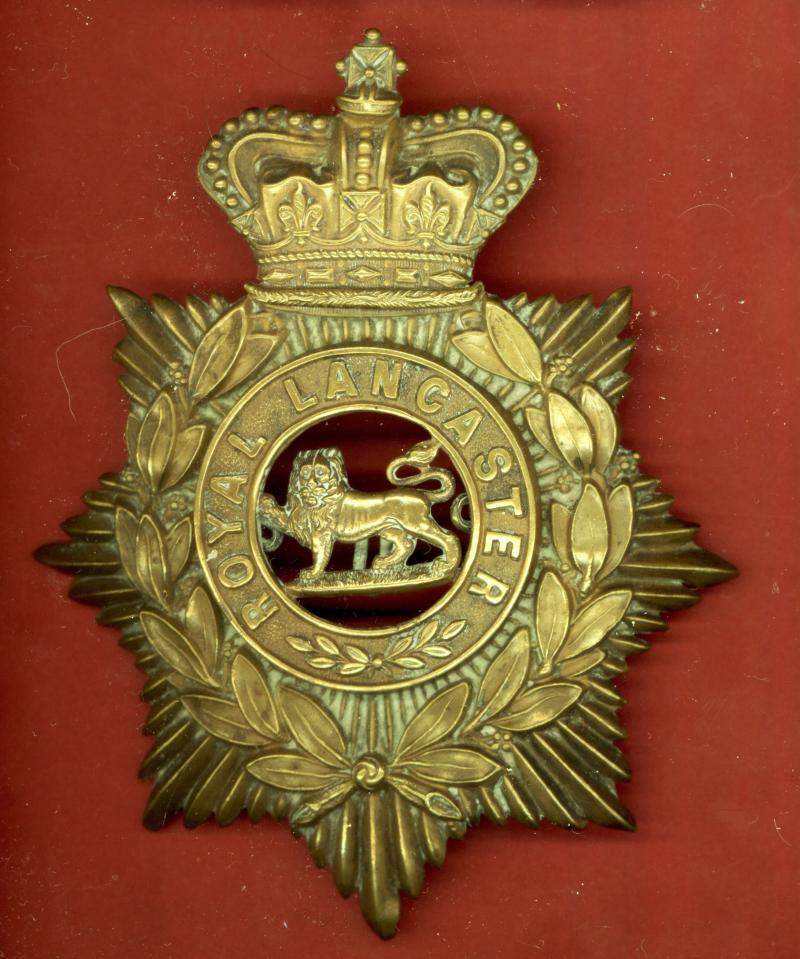 King's Own Royal Lancaster Regiment Victorian OR's helmet plate