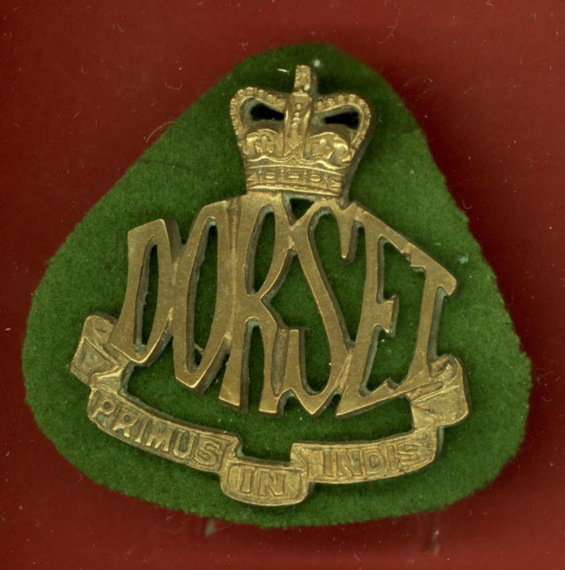 Dorsetshire Regiment musician’s band pouch badge.