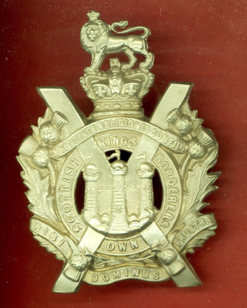 King's Own Scottish Borderers Victorian glengarry badge