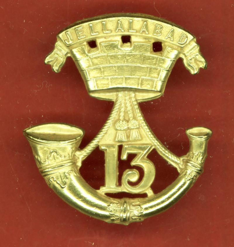 13th (Somersetshire) Regiment of Foot Victorian NCO’s glengarry badge