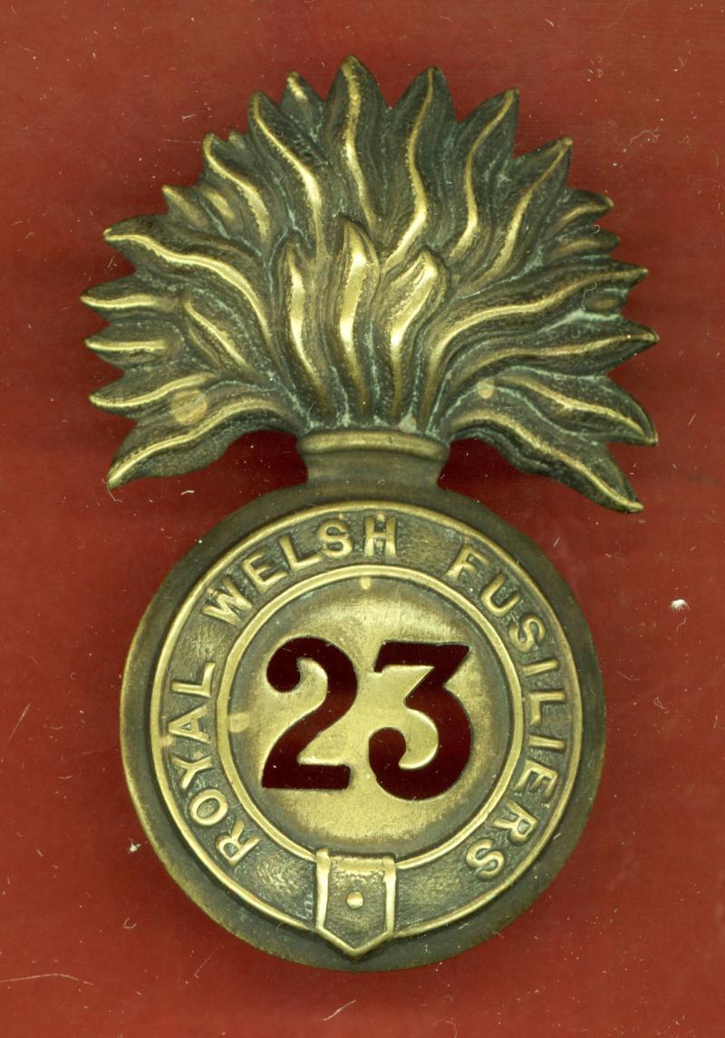 23rd Regiment of Foot Royal Welsh Fusiliers Victorian glengarry badge