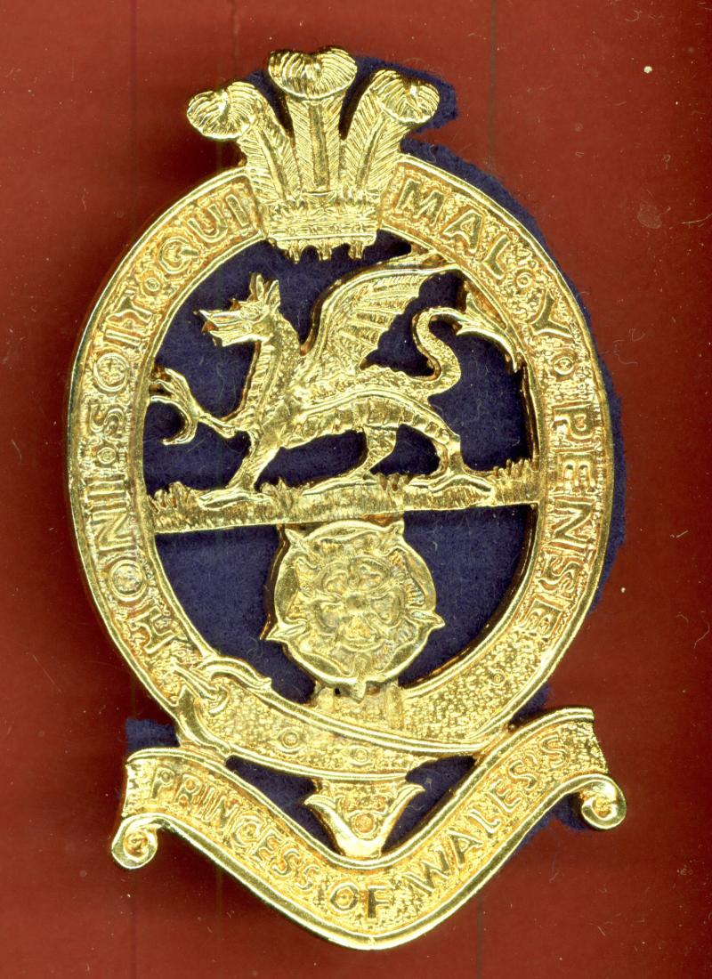 The Princess of Wales's Royal Regiment Bandsman pouch badge