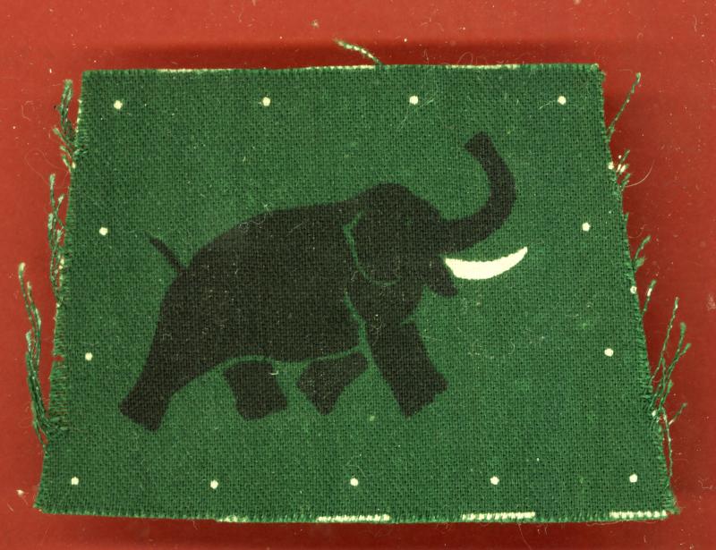 31st Indian Armoured Division WW2 cloth formation sign