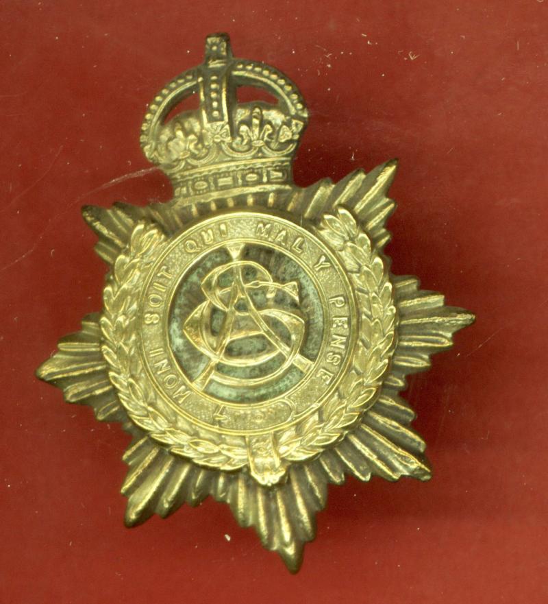 Army Service Corps Edwardian OR's cap badge