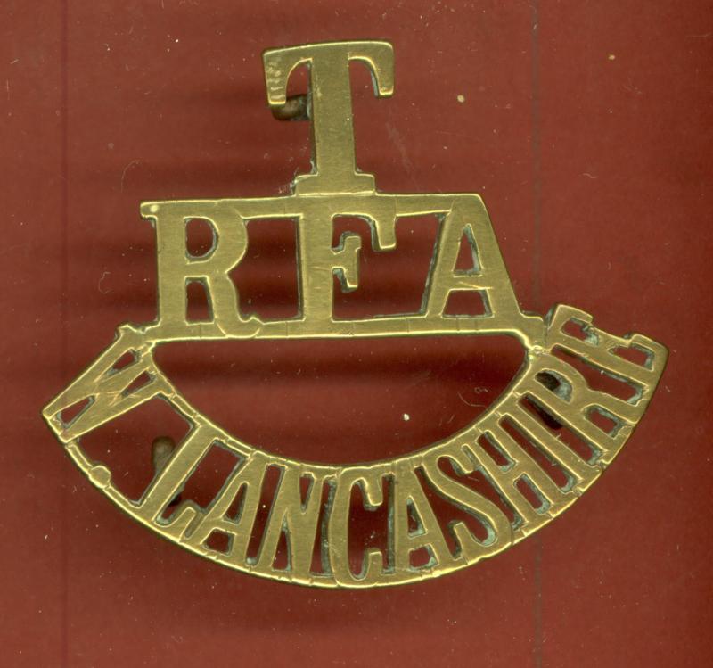 T / RFA / W.LANCASHIRE shoulder title