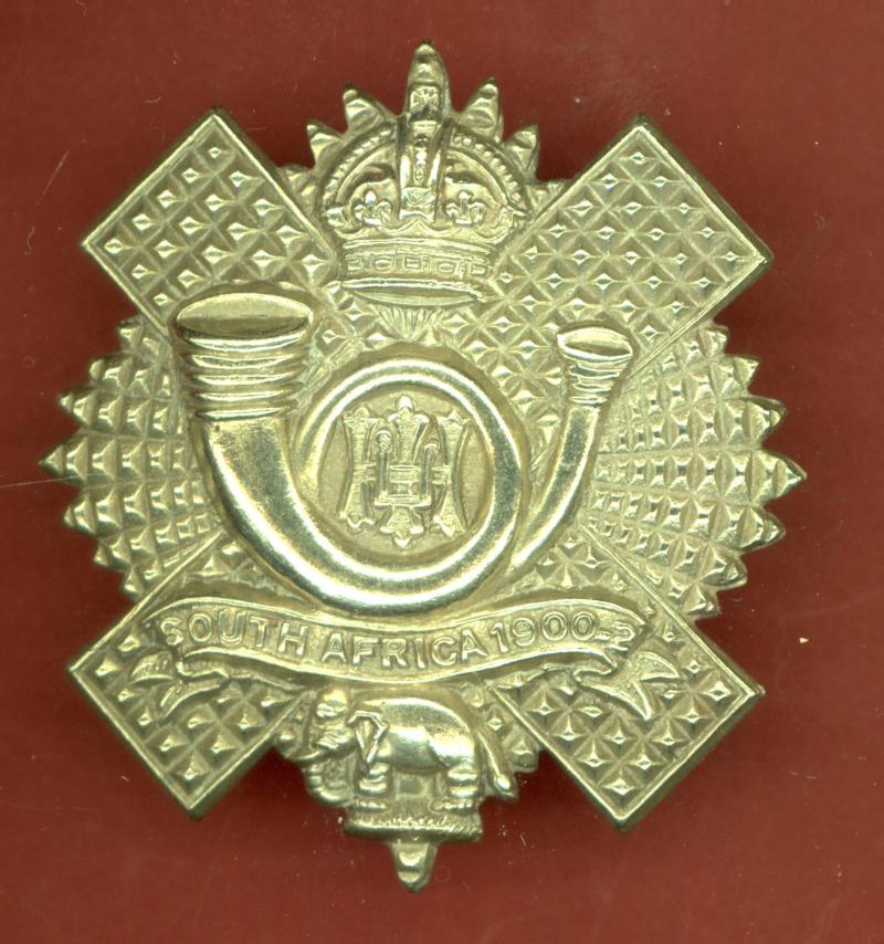 Scottish 6th Battn. Highland Light Infantry glengarry badge