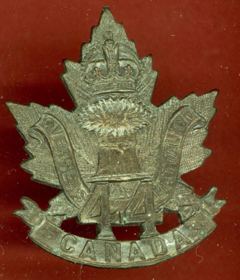 Canadian 44th New Brunswick Bn. WW1 CEF cap badge