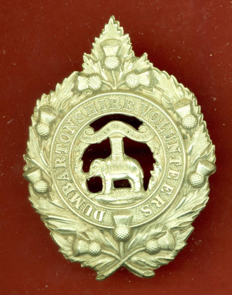 Scottish 1st Dumbartonshire Rifle Volunteers Victorian OR's glengarry badge