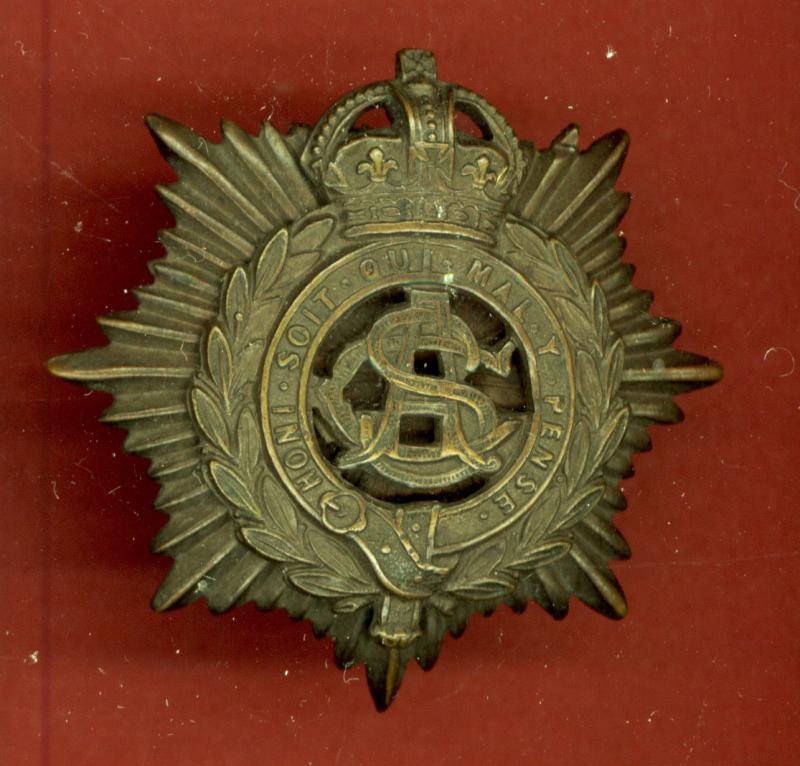 Army Service Corps WW1 Officer's OSD cap badge