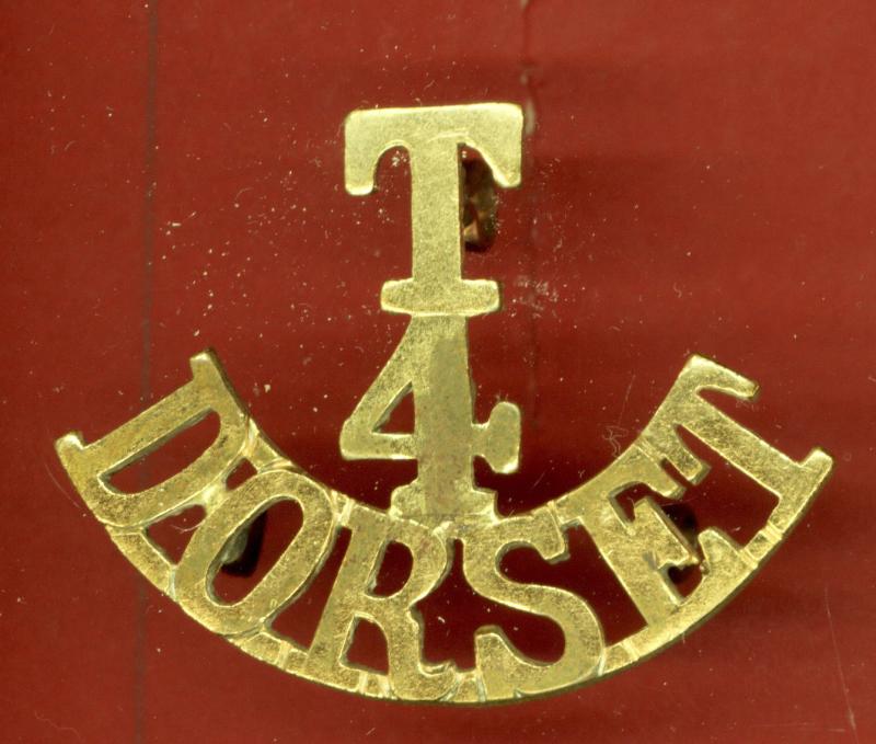 T / 4 / DORSET WW1 shoulder title