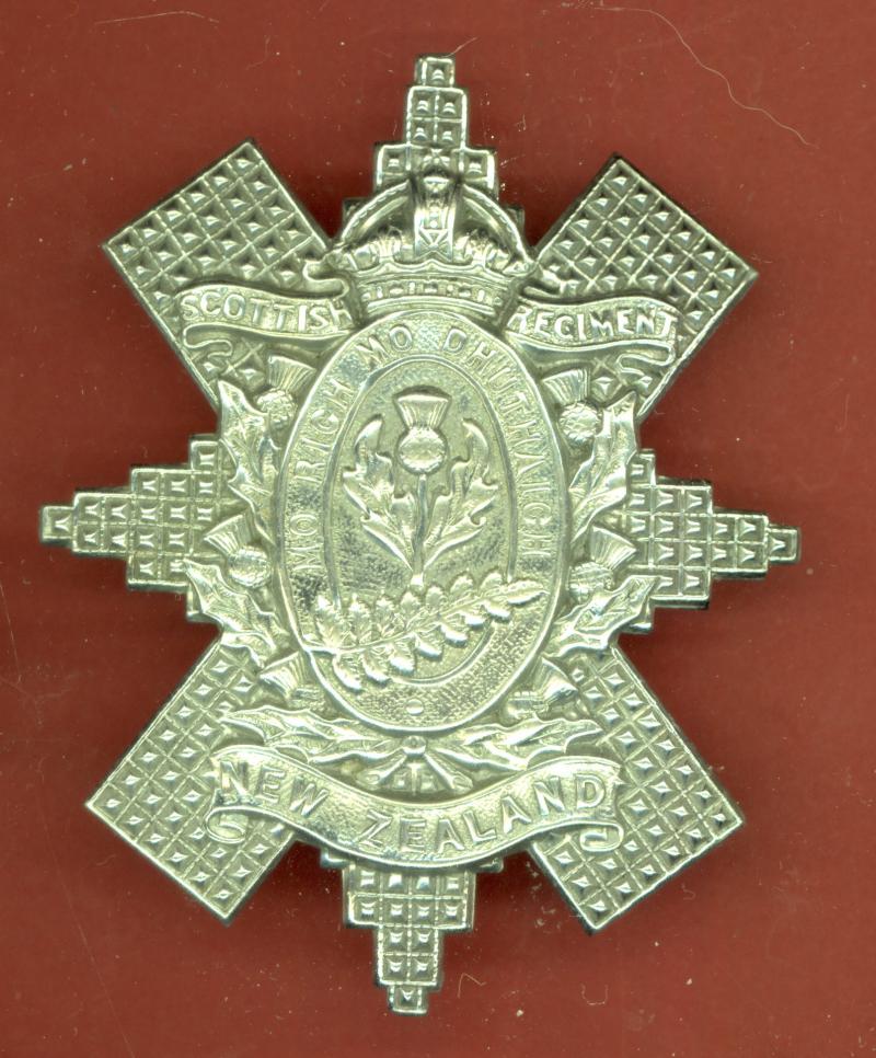 New Zealand Scottish Regiment glengarry badge