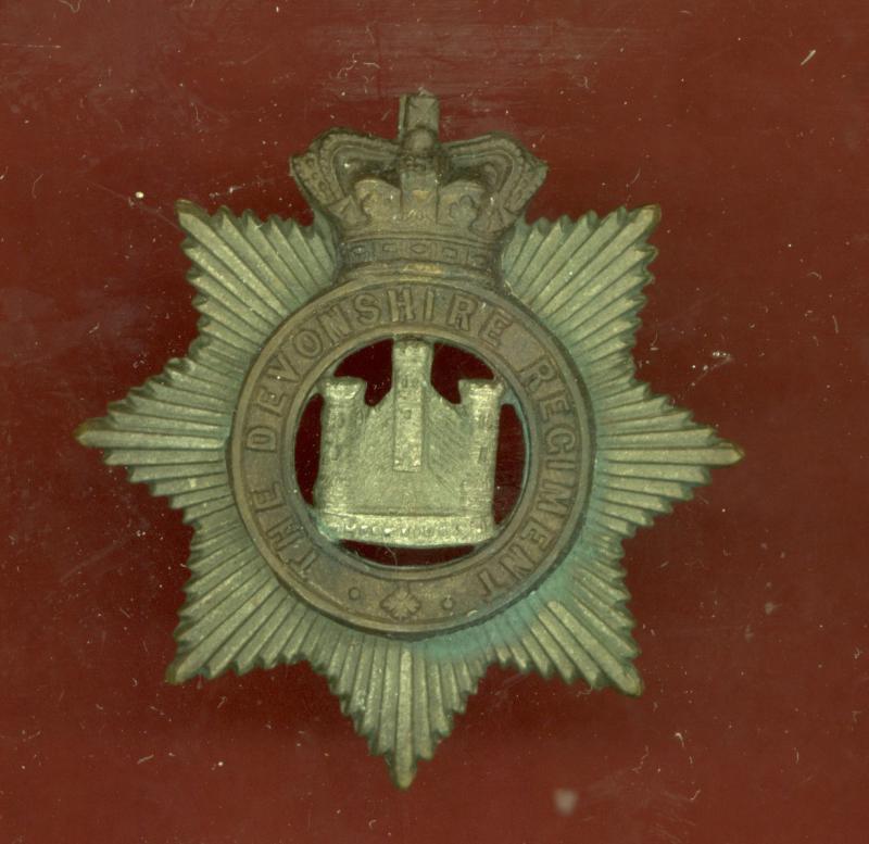 The Devonshire Regiment Victorian OR's cap badge