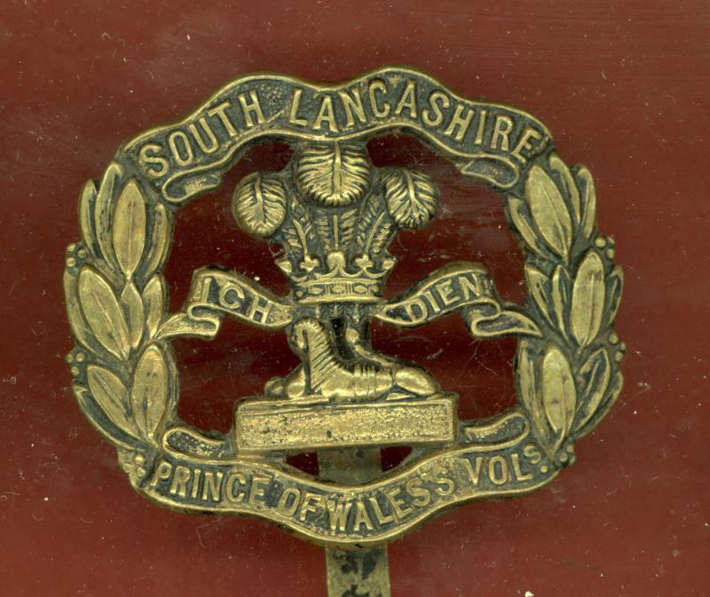 4th Bn. South Lancashire Regt. Prince of Wales Vols WW1 OR's cap badge