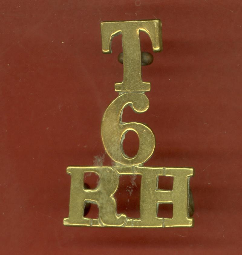 T / 6 / RH 6th Bn. Black Watch Royal Hldrs WW1  shoulder title